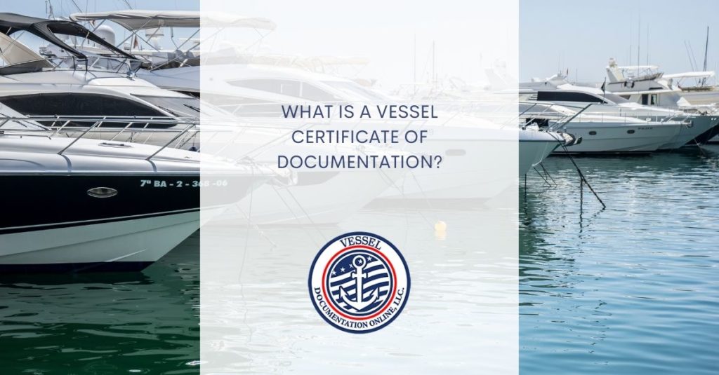 certificate of documentation