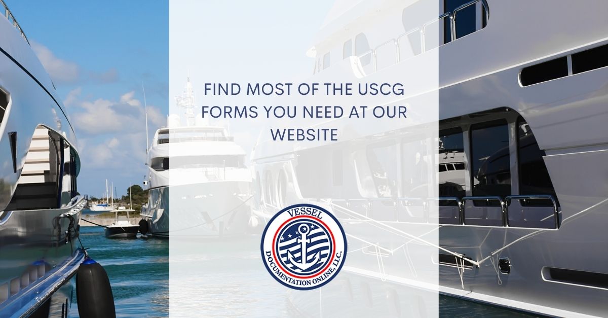 Find Most of the USCG Forms You Need At Our Website