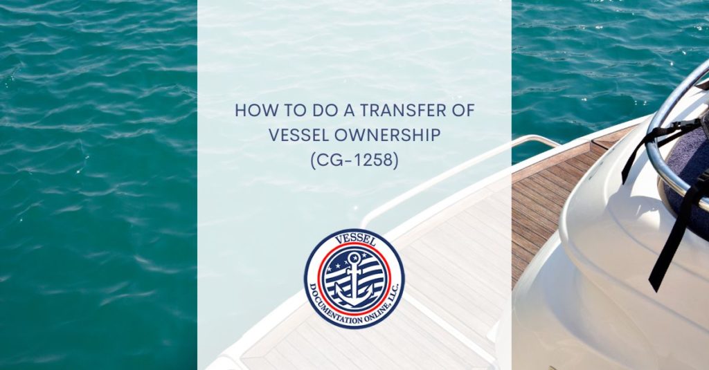 Transfer Of Vessel Ownership