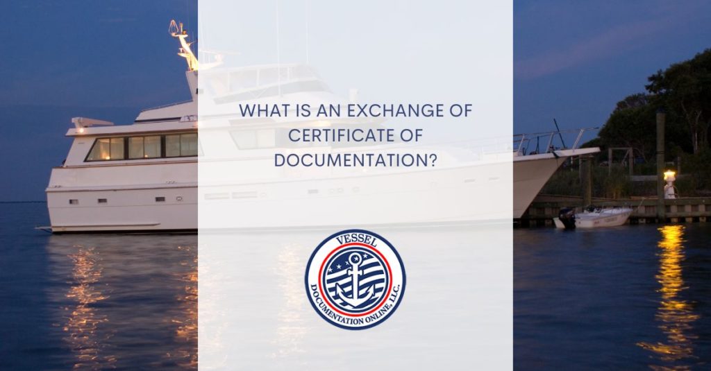 Certificate Of Documentation