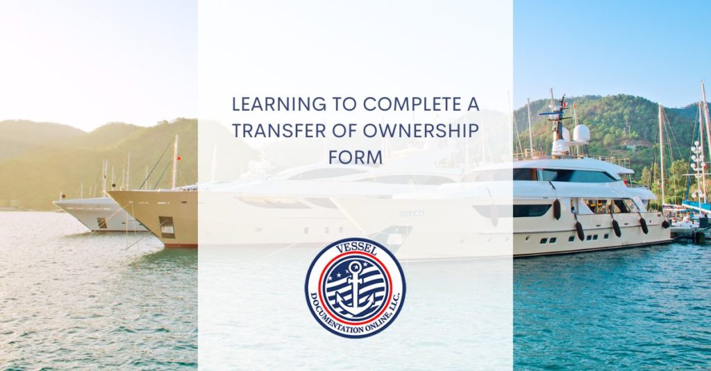 Transfer of Ownership Form
