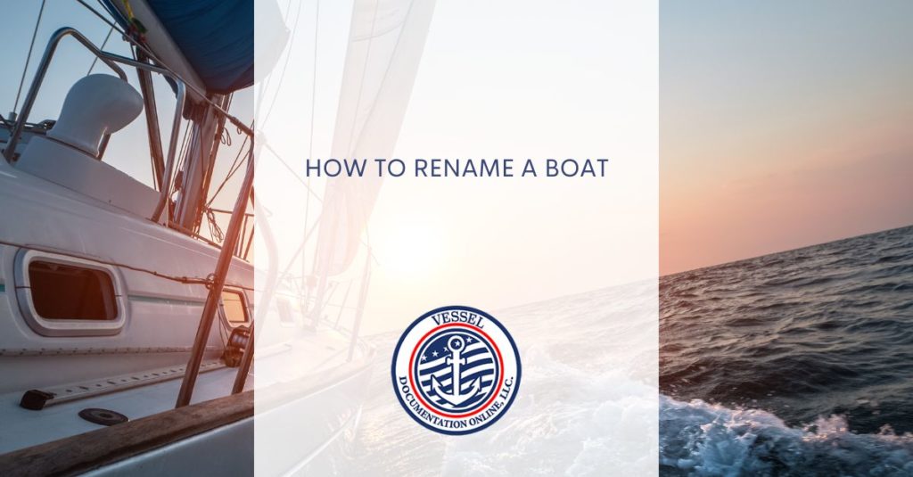 How to Rename A Boat