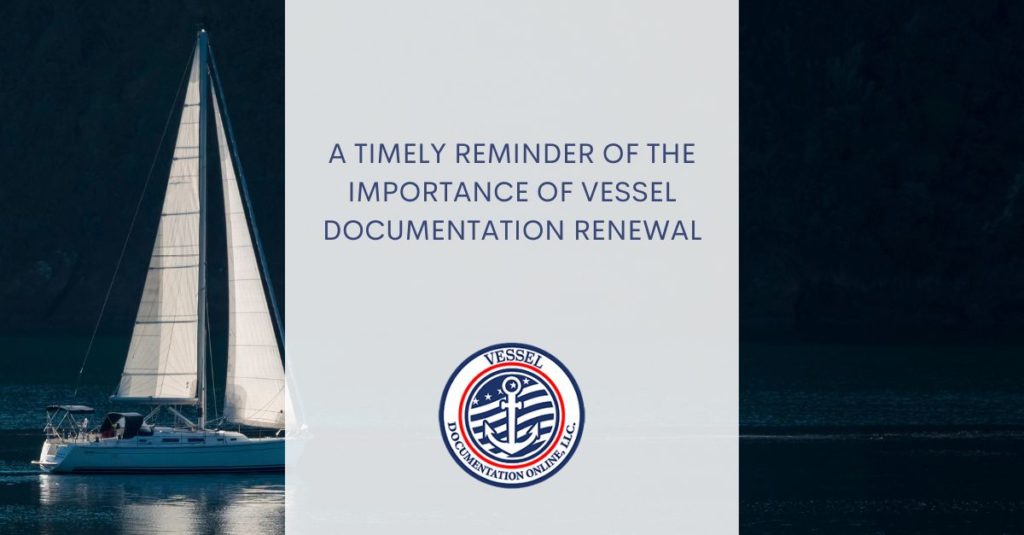 vessel documentation renewal