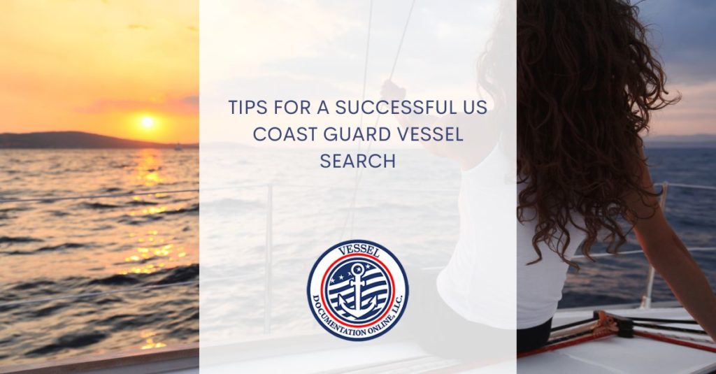 US Coast Guard Vessel Search